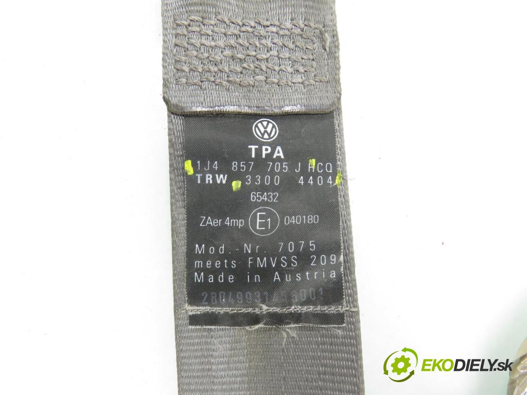 VW GOLF IV (1J1) HB 1999 55,00 1.4 16V - BCA 1390,00 Držiak bezpečnostný LP 1J4857705J ; 33004404