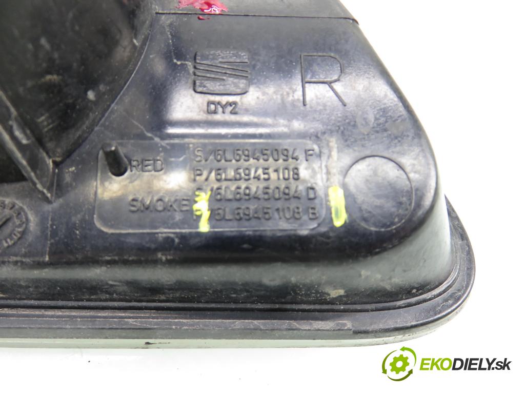 SEAT IBIZA III (6L1) HB 2005 74,00 1.4 16V - AUB 1390,00 Svetlo pravé zadné kufor 6L6945094D ; 6L6945108B