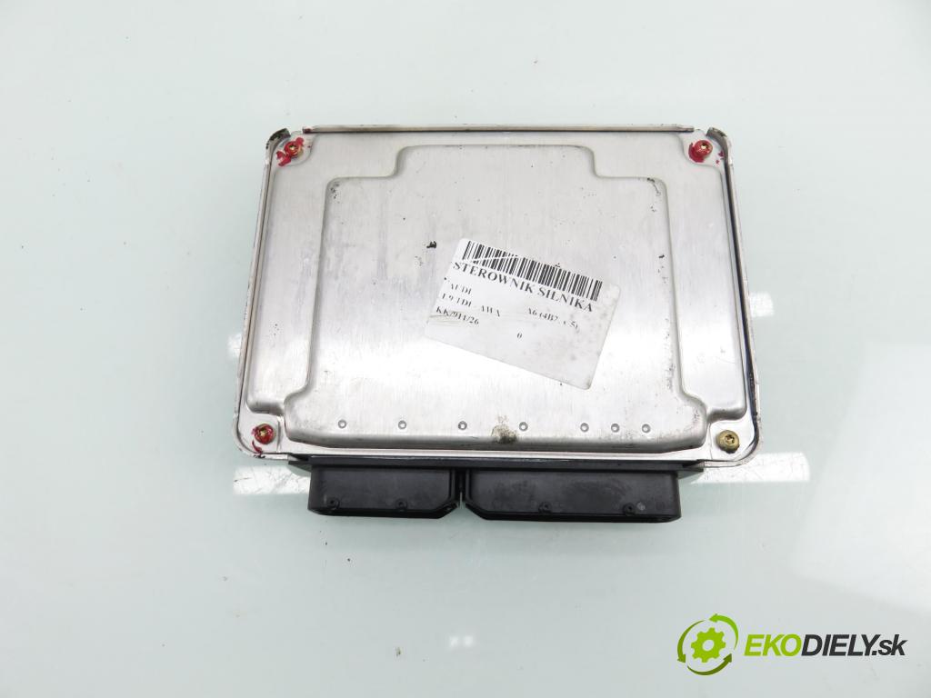 AUDI A6 (4B2, C5) SEDAN 2001 96,00 1.9 TDI - AWX 1896,00 Riadiaca jednotka Motor 038906019CF ; 0281010405