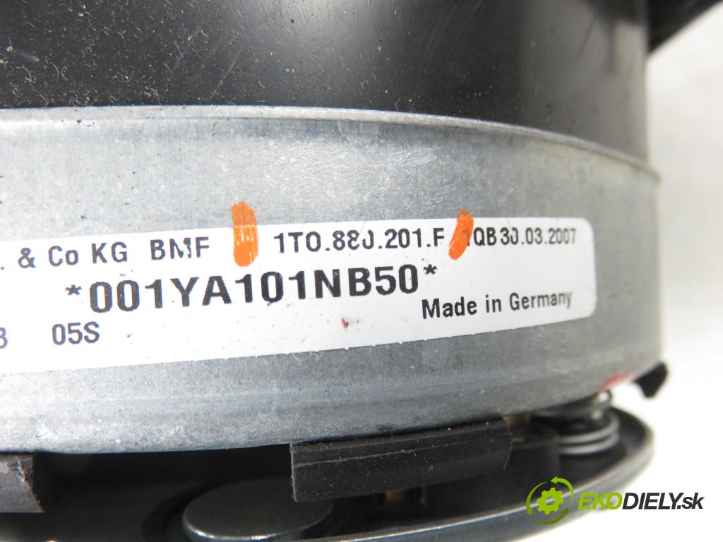 VW TOURAN (1T1, 1T2) MINIVAN 2008 125,00 2.0 TDI - BMN 1968,00 AirBag air BAG volantu 1T0880201F
