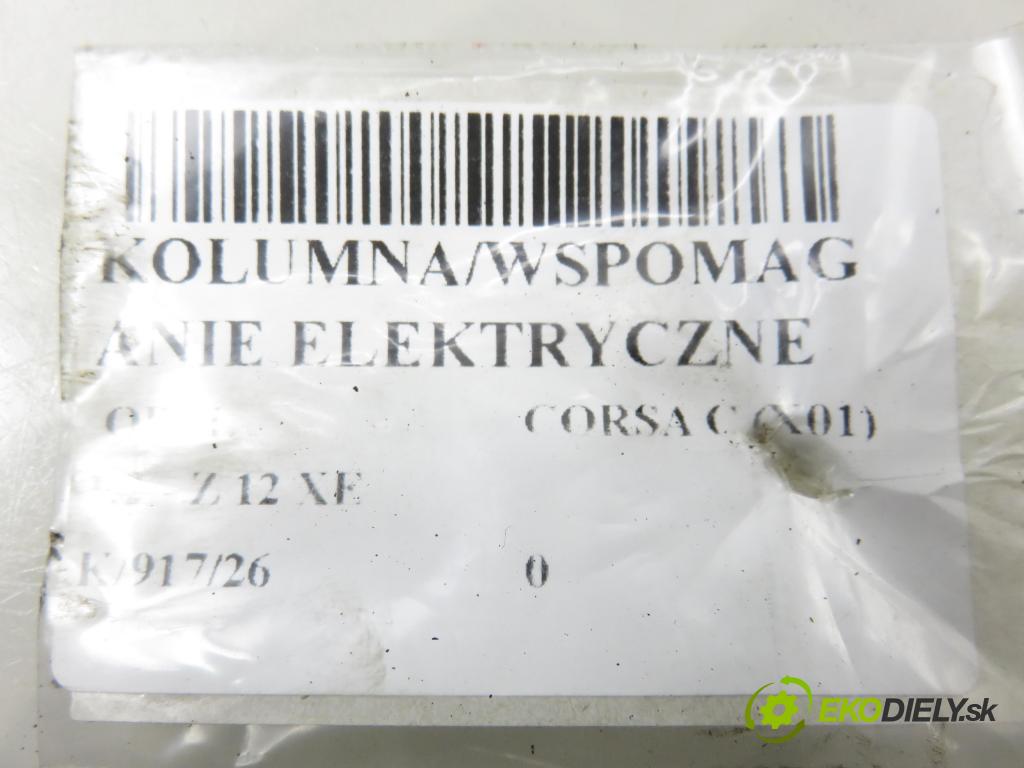 OPEL CORSA C (X01) HB 2000 55,00 1.2 - Z 12 XE 1199,00 serv/podporovanie elektrické 9156064 ; 09115125