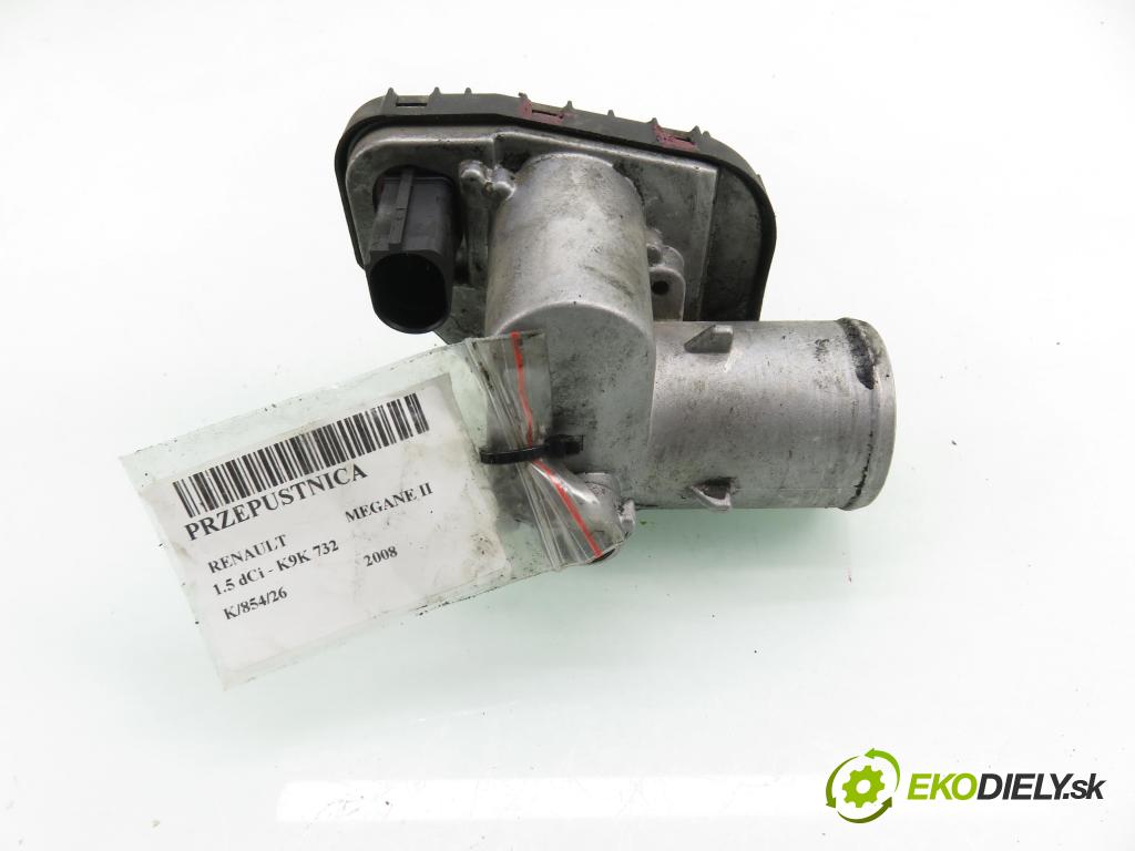 RENAULT MEGANE II (BM0/1_, CM0/1_) HB 2008 78,00 1.5 dCi - K9K 732 1461,00 škrtíci klapka 8200302798 ; 8200302798F (Škrticí klapka)