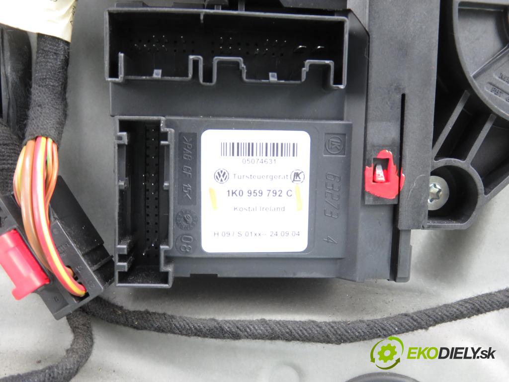 VW TOURAN (1T1, 1T2) MINIVAN 2004 77,00 1.9 TDI - BXE 1896,00 Mechanizmus okien 1T1837730AE ; 1K0959792C ; 1T0959702