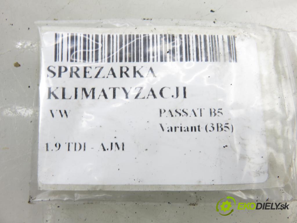 VW PASSAT B5 Variant (3B5) KOMBI 1999 85,00 1.9 TDI - AJM 1896,00 KOMPRESOR: klimatizácie 8D0260808 ; 147200963 (Kompresor klimatizácie)