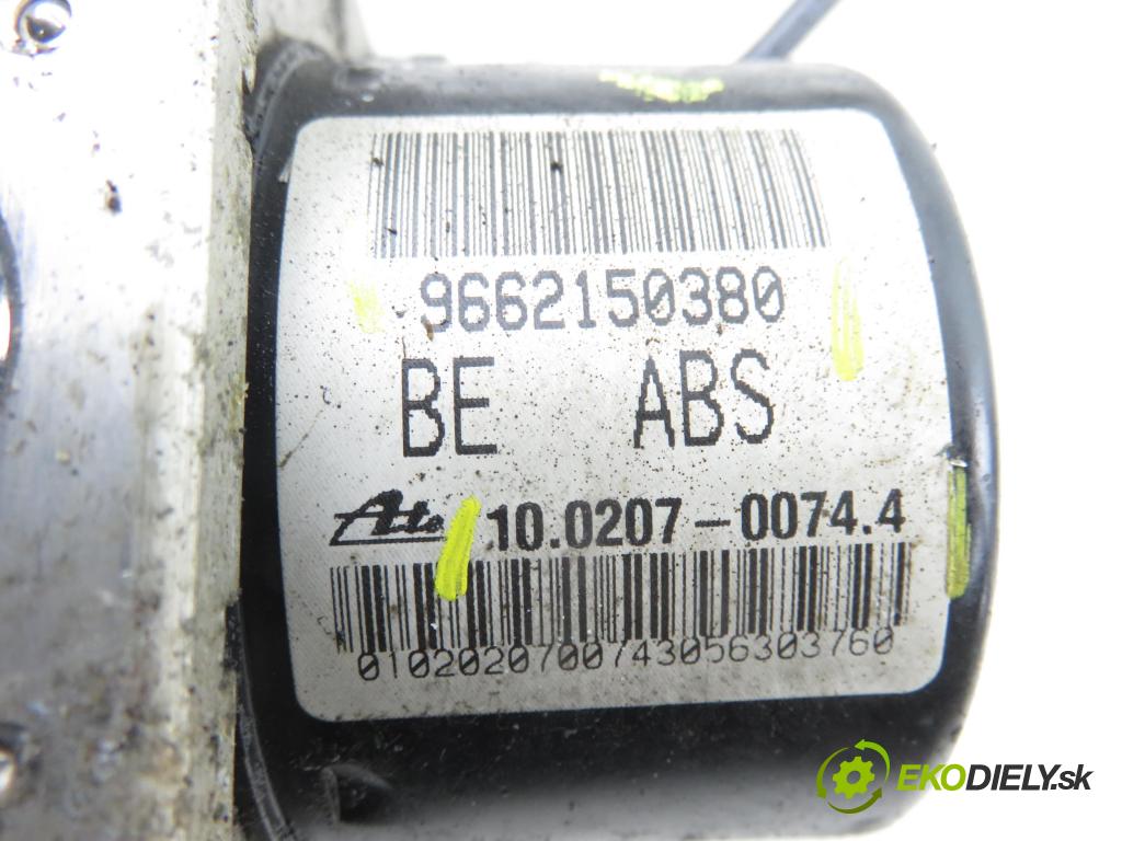 CITROEN C3 I (FC_) HB 2006 50,00 1.4 HDi - 8HZ (DV4TD) 1398,00 pumpa ABS 10097011343 ; 9662150380 ; 10020700744 (Pumpa ABS)