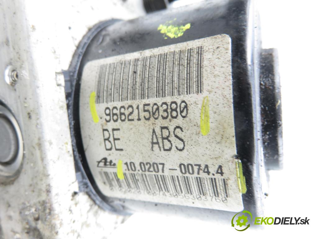CITROEN C3 I (FC_) HB 2006 50,00 1.4 HDi - 8HZ (DV4TD) 1398,00 pumpa ABS 10097011343 ; 9662150380 ; 10020700744 (Pumpa ABS)