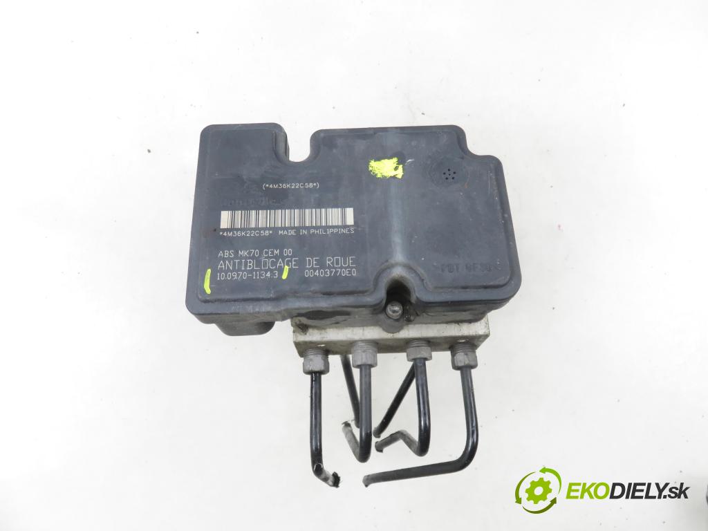 CITROEN C3 I (FC_) HB 2006 50,00 1.4 HDi - 8HZ (DV4TD) 1398,00 pumpa ABS 10097011343 ; 9662150380 ; 10020700744 (Pumpa ABS)