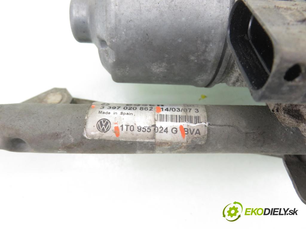 VW TOURAN (1T1, 1T2) MINIVAN 2008 125,00 2.0 TDI - BMN 1968,00 Motorček stieračov 1397220502 ; 1T0955120D ; 3397020862