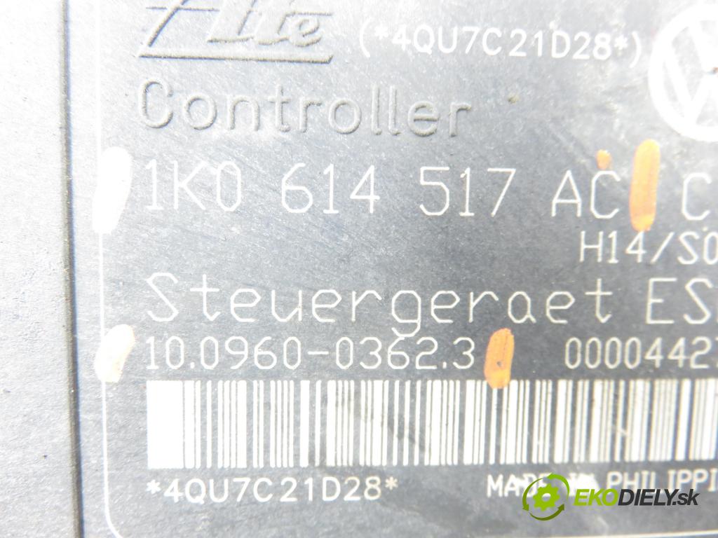 VW TOURAN (1T1, 1T2) MINIVAN 2008 125,00 2.0 TDI - BMN 1968,00 Pumpa ABS 10096003623 ; 1K0614517AC ; 10020602224 (Pumpa ABS)