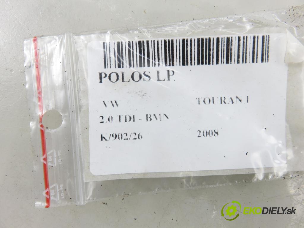 VW TOURAN (1T1, 1T2) MINIVAN 2008 125,00 2.0 TDI - BMN 1968,00 Poloos LP 1K0407271ES