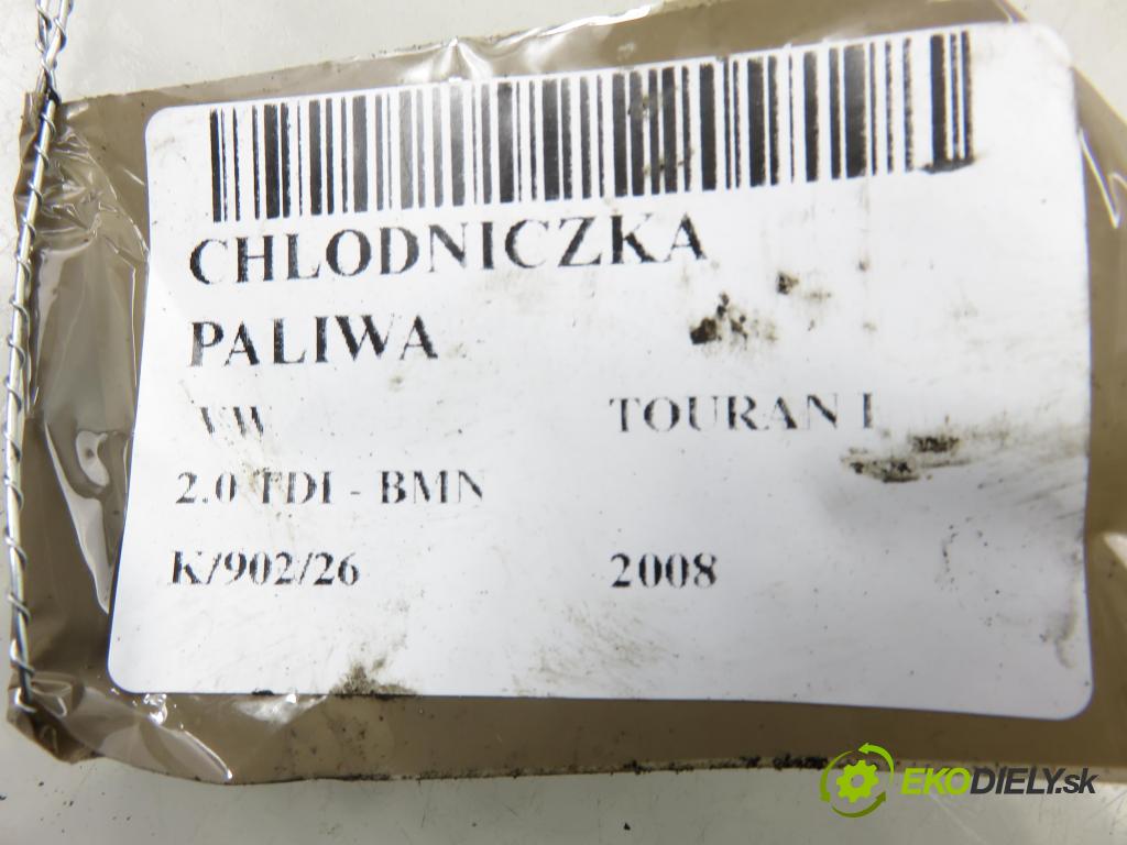 VW TOURAN (1T1, 1T2) MINIVAN 2008 125,00 2.0 TDI - BMN 1968,00 Chladič paliva 1K0203491B