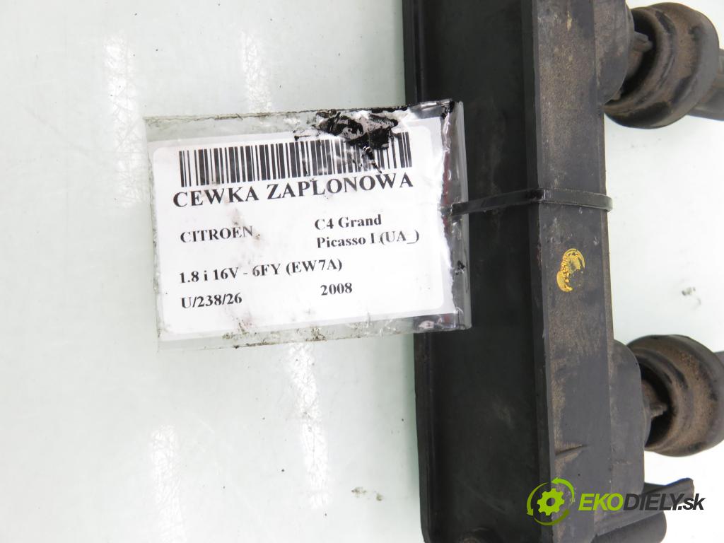 CITROEN C4 Grand Picasso I (UA_) MINIVAN 2008 92,00 1.8 i 16V - 6FY (EW7A) 1749,00 Cievka zapaľovacia 9656695780