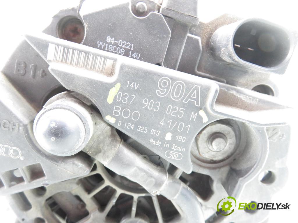 SEAT IBIZA III (6L1) HB 2005 74,00 1.4 16V - AUB 1390,00 Alternátor 037903025M ; 0124325013 (Alternátor)