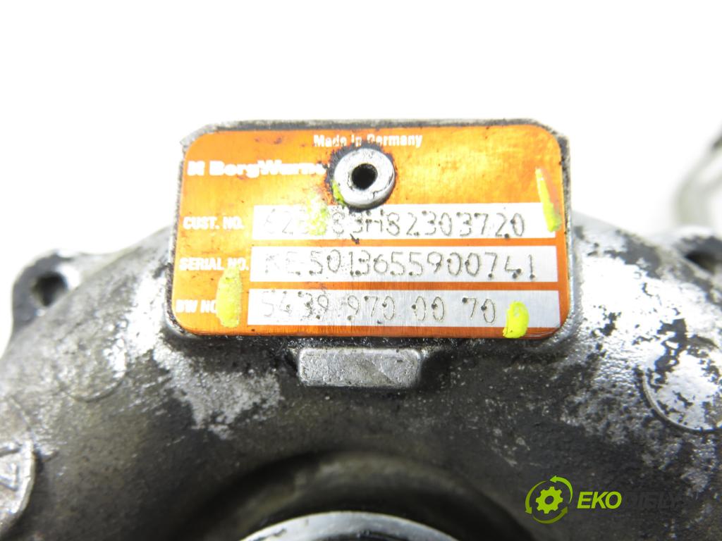 RENAULT MEGANE II (BM0/1_, CM0/1_) HB 2008 78,00 1.5 dCi - K9K 732 1461,00 Turbodúchadlo H82303720 ; 54399700070 (Turbodúchadlo (kompletné))
