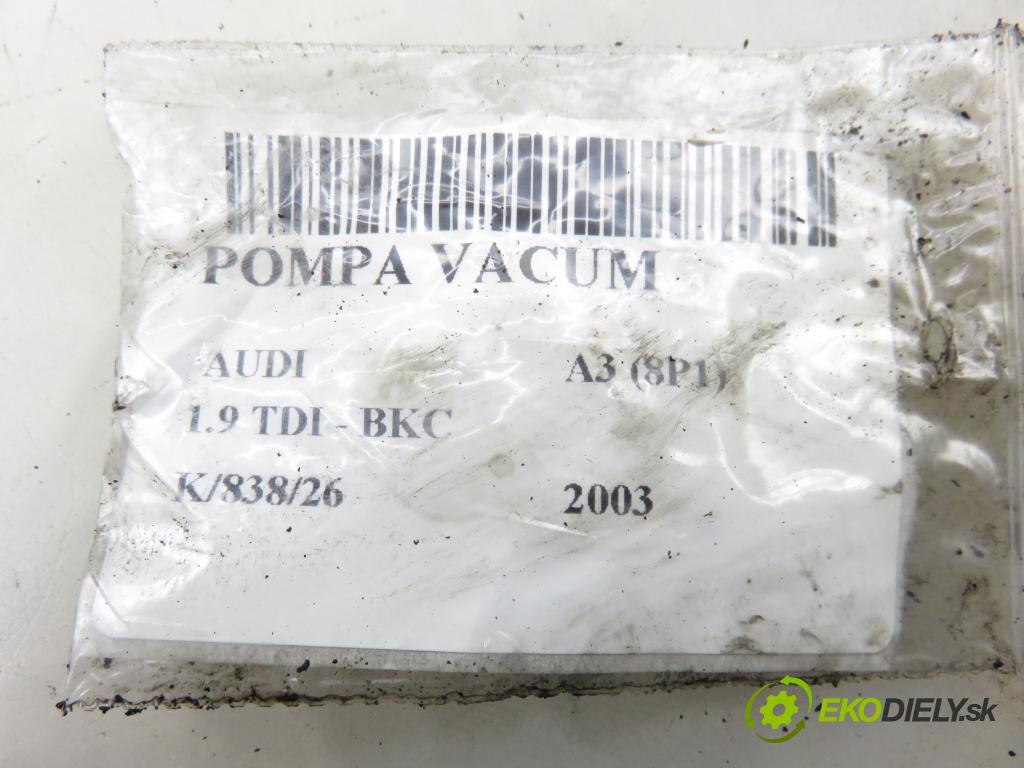 AUDI A3 (8P1) HB 2003 77,00 1.9 TDI - BKC 1896,00 pumpa vakuová 038145209E