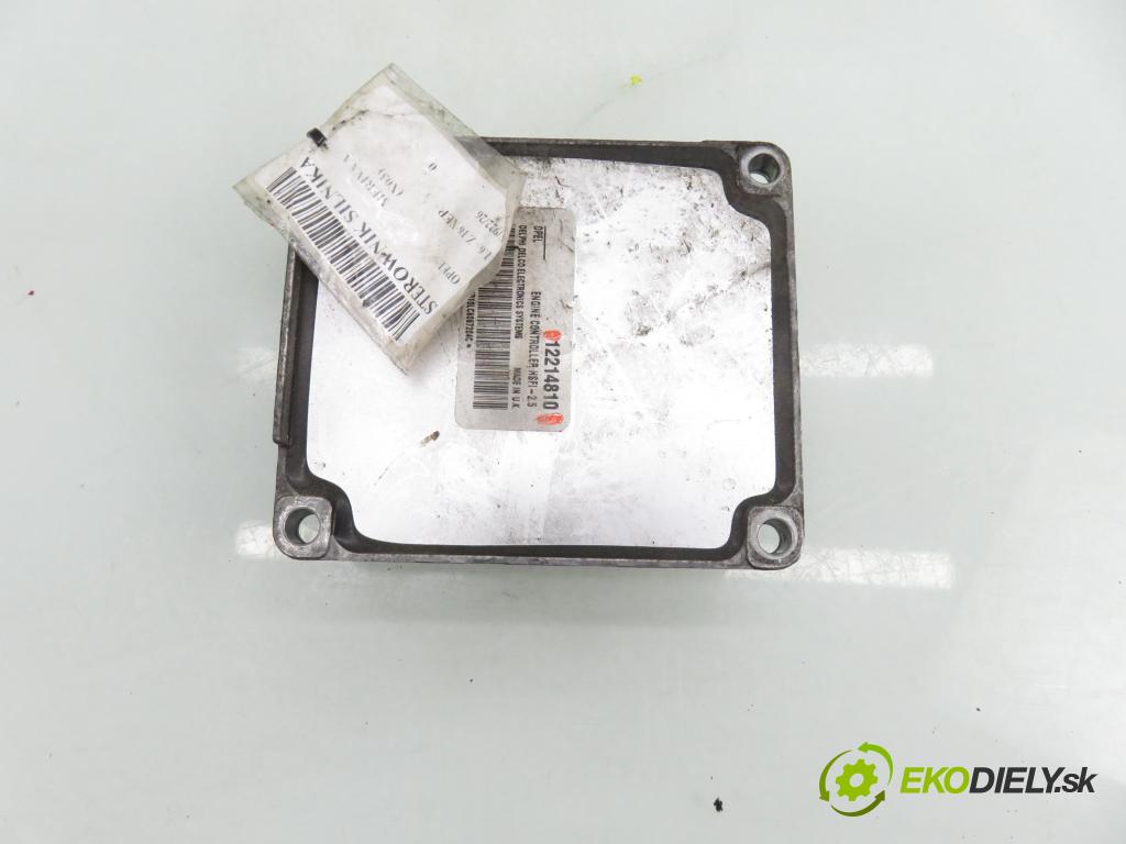OPEL MERIVA A nadwozie wielkoprzestrzenne (MPV) (X03) HB 2003 77,00 1.6 16V 105 - Z 16 XEP 1598,00 Riadiaca jednotka Motor 12214810