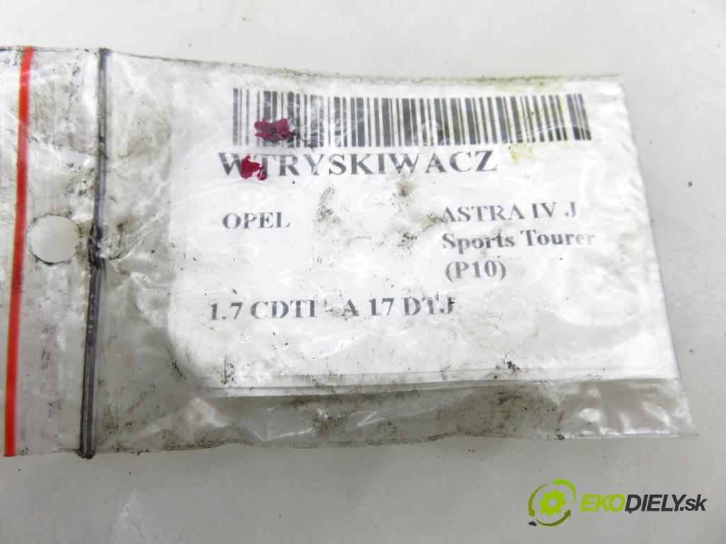 OPEL ASTRA J Sports Tourer (P10) KOMBI 2011 81,00 1.7 CDTI - A 17 DTJ 1686,00 vstřikovač 8973762703 (Vstřikovač paliva)