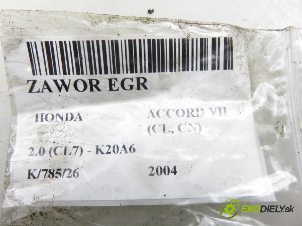 HONDA ACCORD VII (CL, CN) SEDAN 2004 114,00 2.0 (CL7) - K20A6 1998,00 VENTIL: EGR 