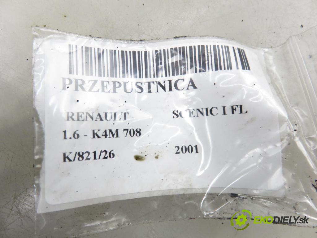 RENAULT SCENIC I (JA0/1_) MINIVAN 2001 0,00 1.6 - K4M 708 1598,00 škrtíci klapka 8200063652 ; 8200123061 ; 408239822001 (Škrticí klapka)