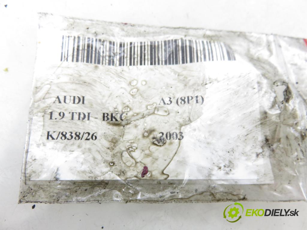 AUDI A3 (8P1) HB 2003 77,00 1.9 TDI PD 105 - BKC 1896,00 vstříkovač 038130073AG ; 0414720215 (Vstřikovač paliva)