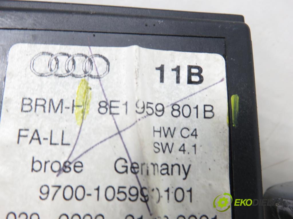 AUDI A4 (8E2, B6) SEDAN 2001 96,00 1.9 TDI - AWX 1896,00 mechanismus oken 8E1959801B ; 5WK47002ABF
