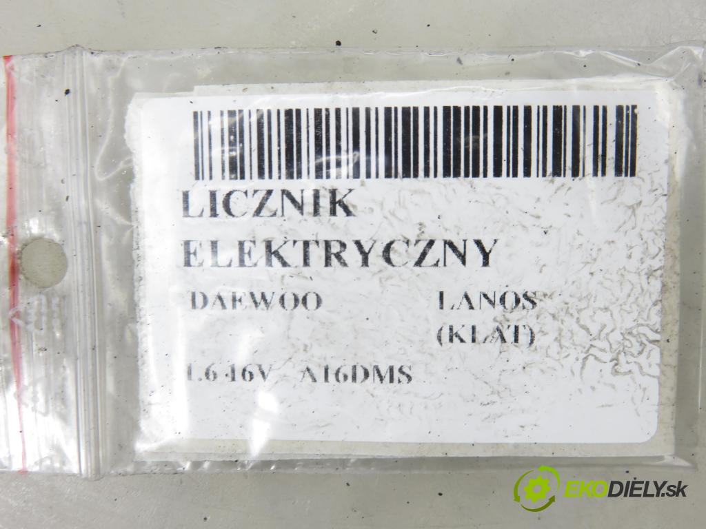DAEWOO LANOS (KLAT) HB 1998 78,00 1.6 16V - A16DMS 1598,00 prístrojovka elektrický 