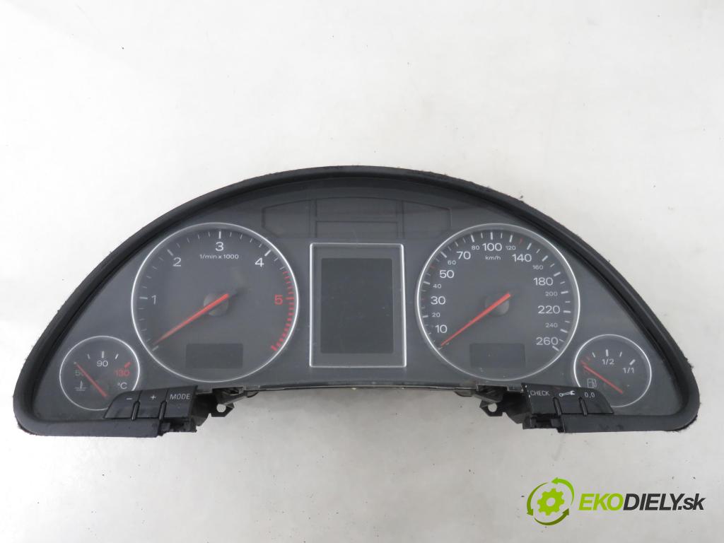 AUDI A4 (8E2, B6) SEDAN 2001 96,00 1.9 TDI - AWX 1896,00 Prístrojovka elektrický 8E0920930GX ; 0263626130
