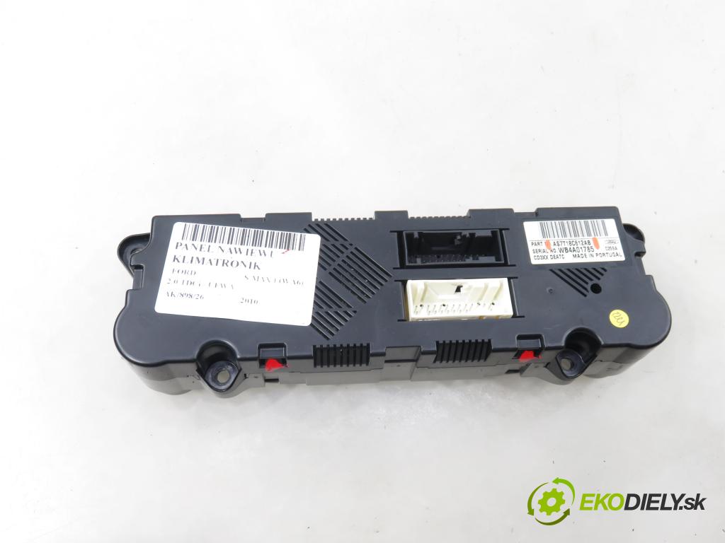 FORD S-MAX (WA6) MINIVAN 2010 103,00 2.0 TDCi - UFWA 1997,00 Panel topení KLIMATRONIK AS7T18C612AB