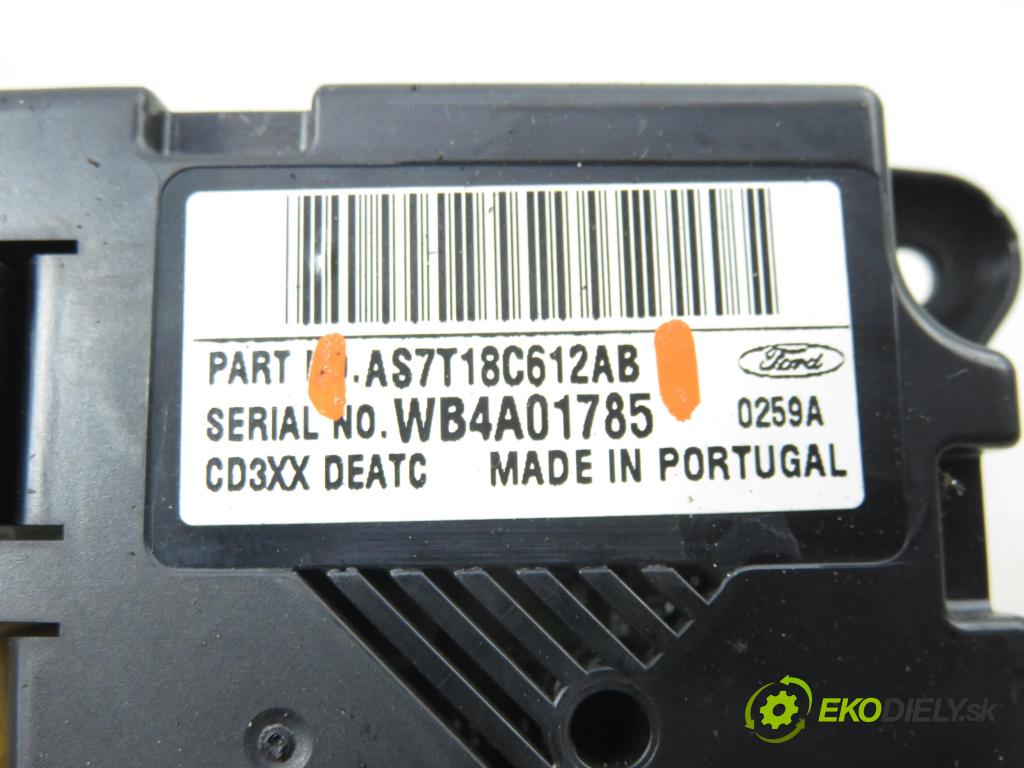 FORD S-MAX (WA6) MINIVAN 2010 103,00 2.0 TDCi - UFWA 1997,00 Panel topení KLIMATRONIK AS7T18C612AB