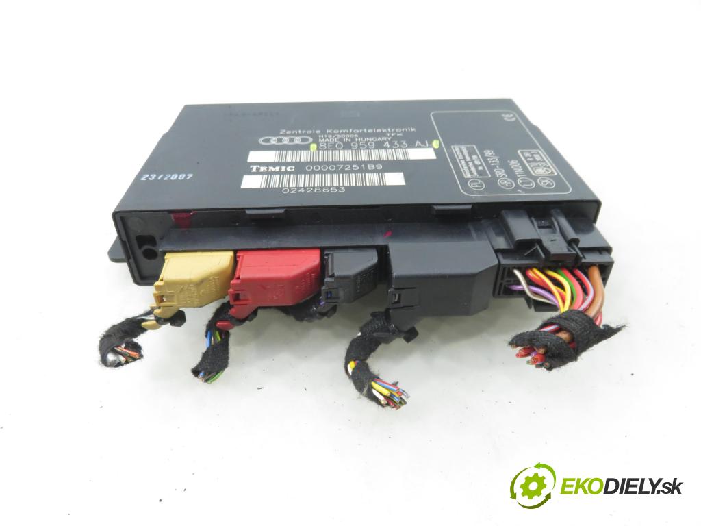 AUDI A4 (8E2, B6) SEDAN 2001 96,00 1.9 TDI PD 130 - AWX 1896,00 MODUL komfortu 8E0959433AJ