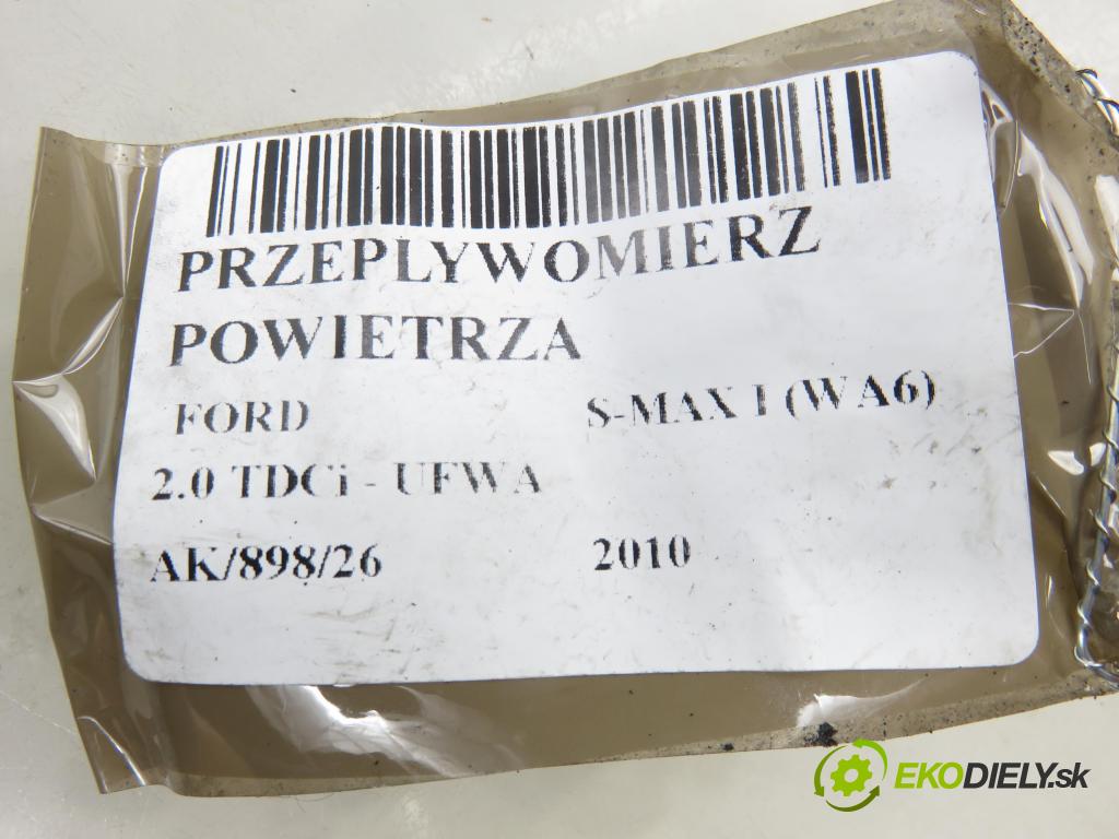 FORD S-MAX (WA6) MINIVAN 2010 103,00 2.0 TDCi - UFWA 1997,00 váha vzduchu vzduchu 8V2112B579AA