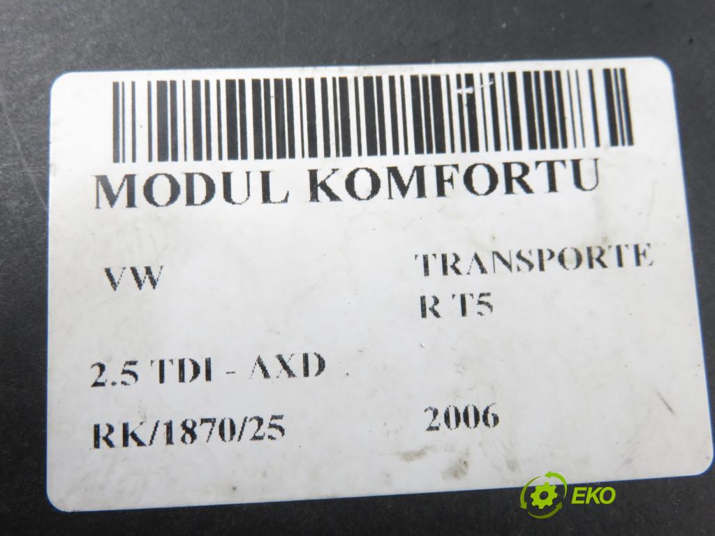 VW TRANSPORTER V Skrzynia (7HA, 7HH, 7EA, 7EH) FURGON 2006 96,00 2.5 TDI - AXD 2461,00 MODUL komfortu 7H0937049P
