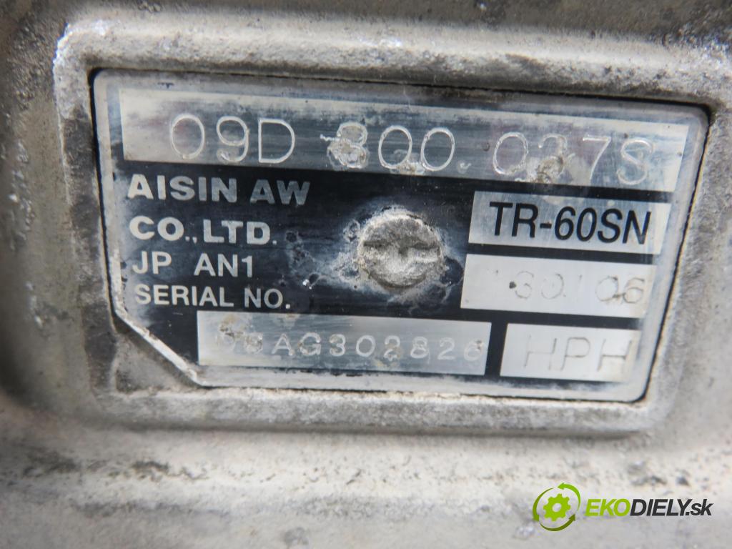 AUDI Q7 (4L) SUV 2008 257,00 4.2 FSI quattro - BAR 4163,00 převodovka AUTOMATICKÝ HPH ; TR60SN ; 09D300037S
