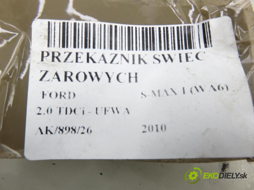 FORD S-MAX (WA6) MINIVAN 2010 103,00 2.0 TDCi - UFWA 1997,00 RELÉ: JÚN: 9M5Q12A343AA
