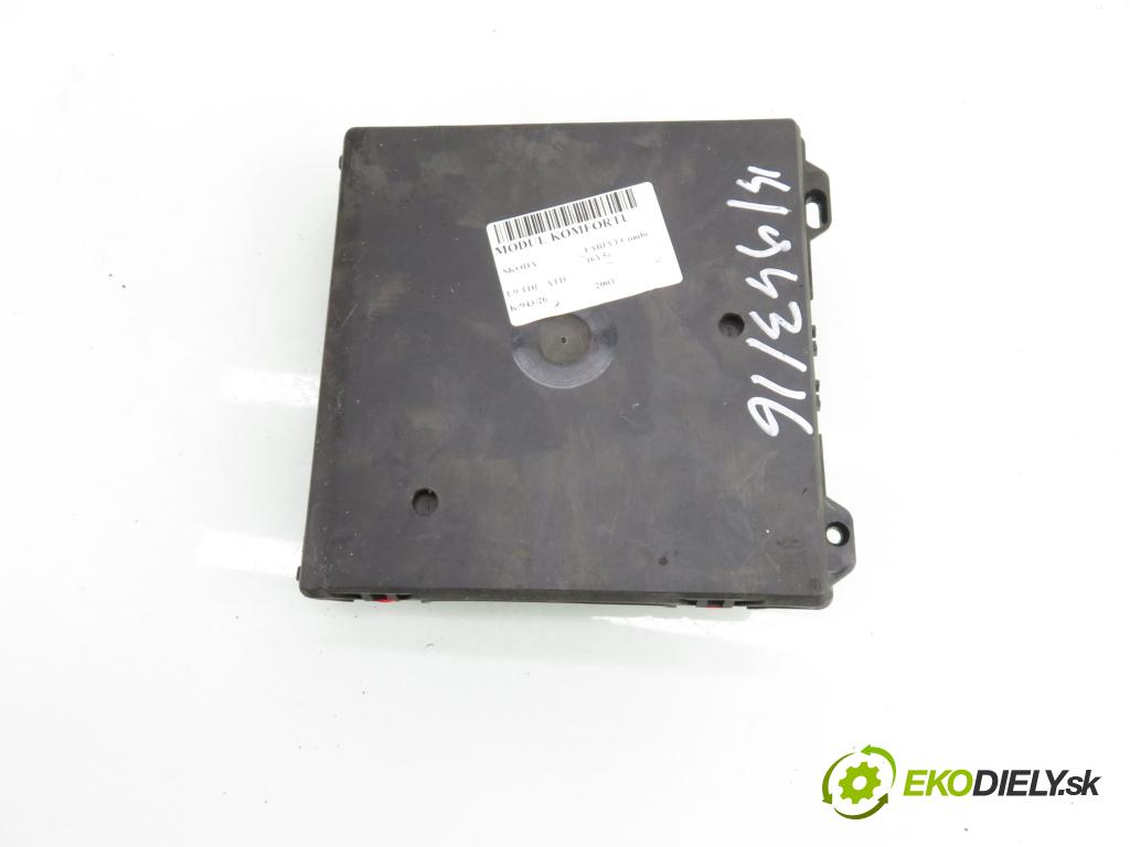 SKODA FABIA I Combi (6Y5) KOMBI 2003 74,00 1.9 TDI - ATD 1896,00 MODUL komfortu 6Q1937049C ; 5WK48212C