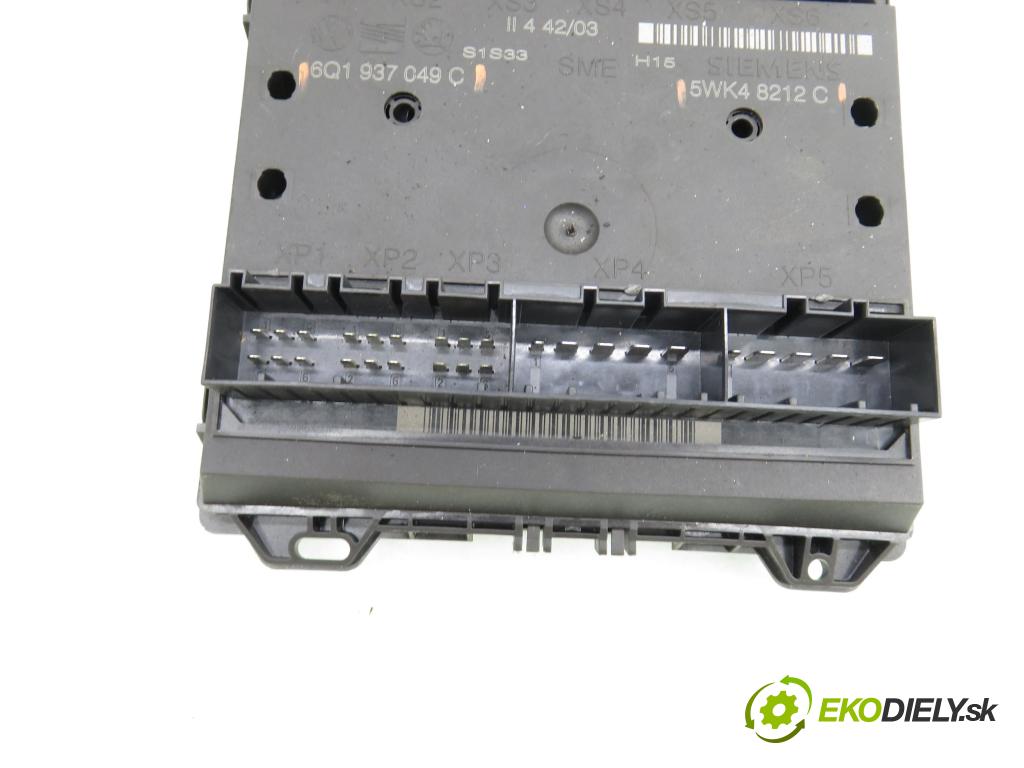 SKODA FABIA I Combi (6Y5) KOMBI 2003 74,00 1.9 TDI - ATD 1896,00 MODUL komfortu 6Q1937049C ; 5WK48212C