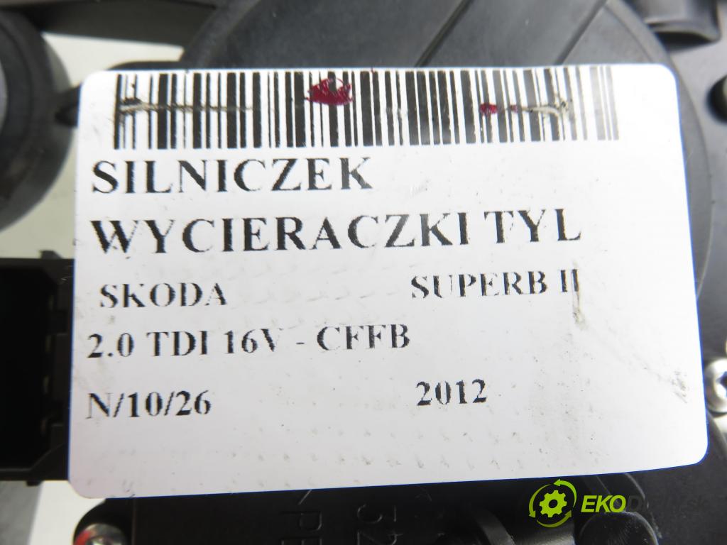 SKODA SUPERB II kombi (3T5) KOMBI 2012 103,00 2.0 TDI 16V - CFFB 1968,00 Motorček stierače zadné 5J7955711B