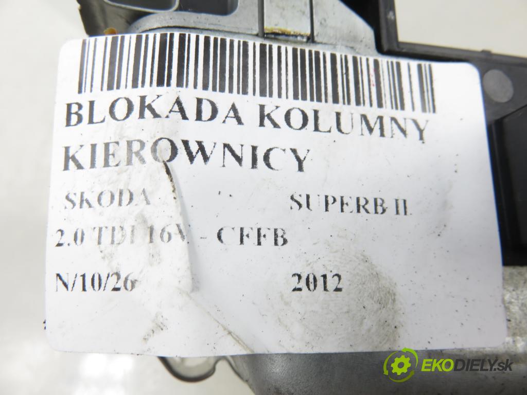 SKODA SUPERB II kombi (3T5) KOMBI 2012 103,00 2.0 TDI 16V - CFFB 1968,00 blokáda tyče volantu 5K0905861B