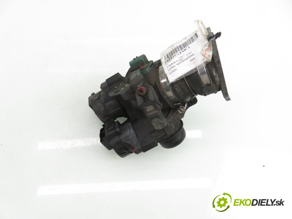 CITROEN C4 I (LC_) HB 2004 80,00 1.6 HDi- 9HZ (DV6TED4) 1560,00 Škrtiaca klapka 9649832580 ; 25342946 (Škrtiaca klapka)