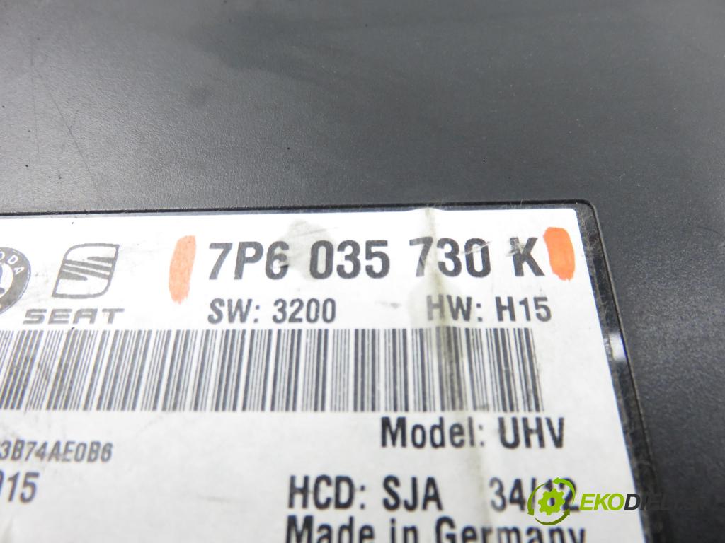 SKODA SUPERB II kombi (3T5) KOMBI 2012 103,00 2.0 TDI 16V - CFFB 1968,00 MODUL BLUETOOTH 7P6035730K