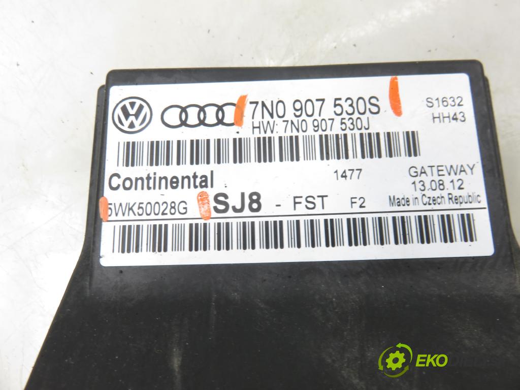 SKODA SUPERB II kombi (3T5) KOMBI 2012 103,00 2.0 TDI 16V - CFFB 1968,00 Riadiaca jednotka GATEWAY 7N0907530S ; 5WK50028G
