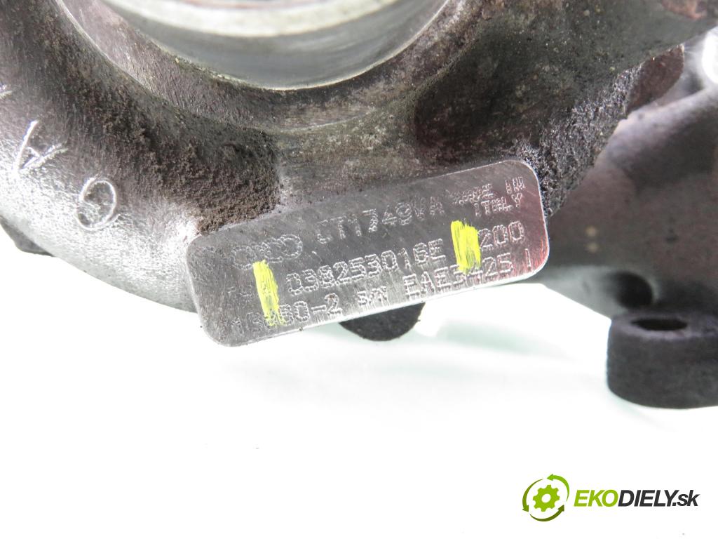 AUDI A3 (8L1) HB 2001 96,00 1.9 TDI - ASZ 1896,00 Turbodúchadlo 038253016E (Turbodúchadlo (kompletné))