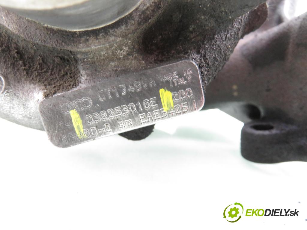 AUDI A3 (8L1) HB 2001 96,00 1.9 TDI - ASZ 1896,00 Turbodúchadlo 038253016E (Turbodúchadlo (kompletné))