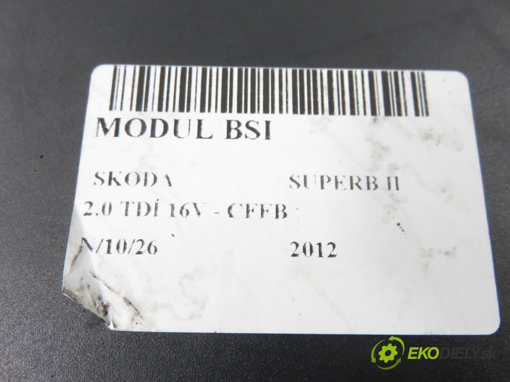 SKODA SUPERB II kombi (3T5) KOMBI 2012 103,00 2.0 TDI 16V - CFFB 1968,00 MODUL komfortu 1K0937087AE ; 5DK00965509