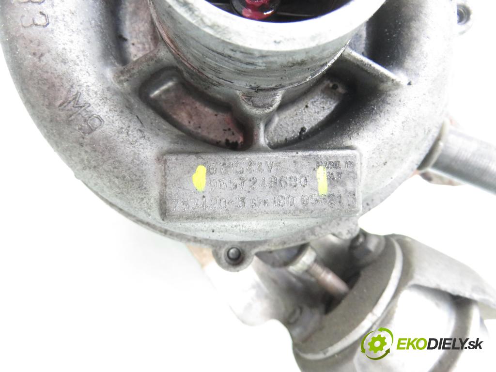 PEUGEOT 407 (6D_) SEDAN 2005 80,00 1.6 HDi 110 - 9HZ (DV6TED4) 1560,00 Turbodúchadlo 9657248680 (Turbodúchadlo (kompletné))