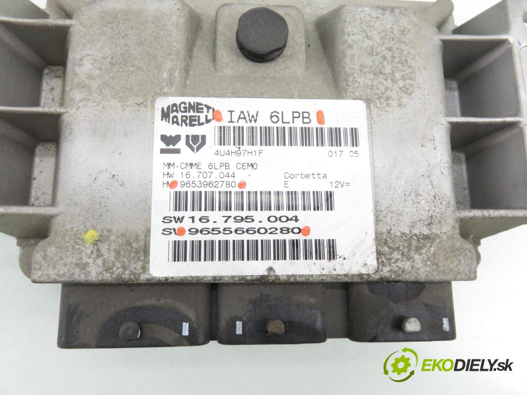 CITROEN C5 II Break (RE_) KOMBI 2005 103,00 2.0 16V (RERFJB, RERFJC) - RFJ (EW10A) 1997,00 Riadiaca jednotka Motor 9655660280 ; 9653962780 ; IAW6LPB