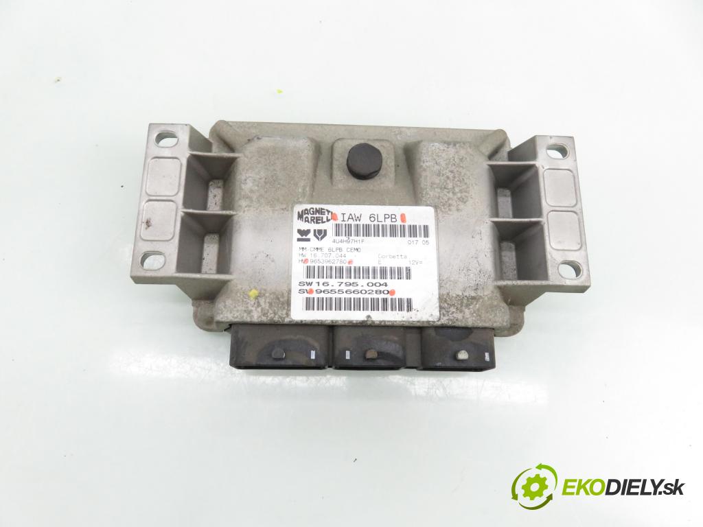 CITROEN C5 II Break (RE_) KOMBI 2005 103,00 2.0 16V (RERFJB, RERFJC) - RFJ (EW10A) 1997,00 Riadiaca jednotka Motor 9655660280 ; 9653962780 ; IAW6LPB