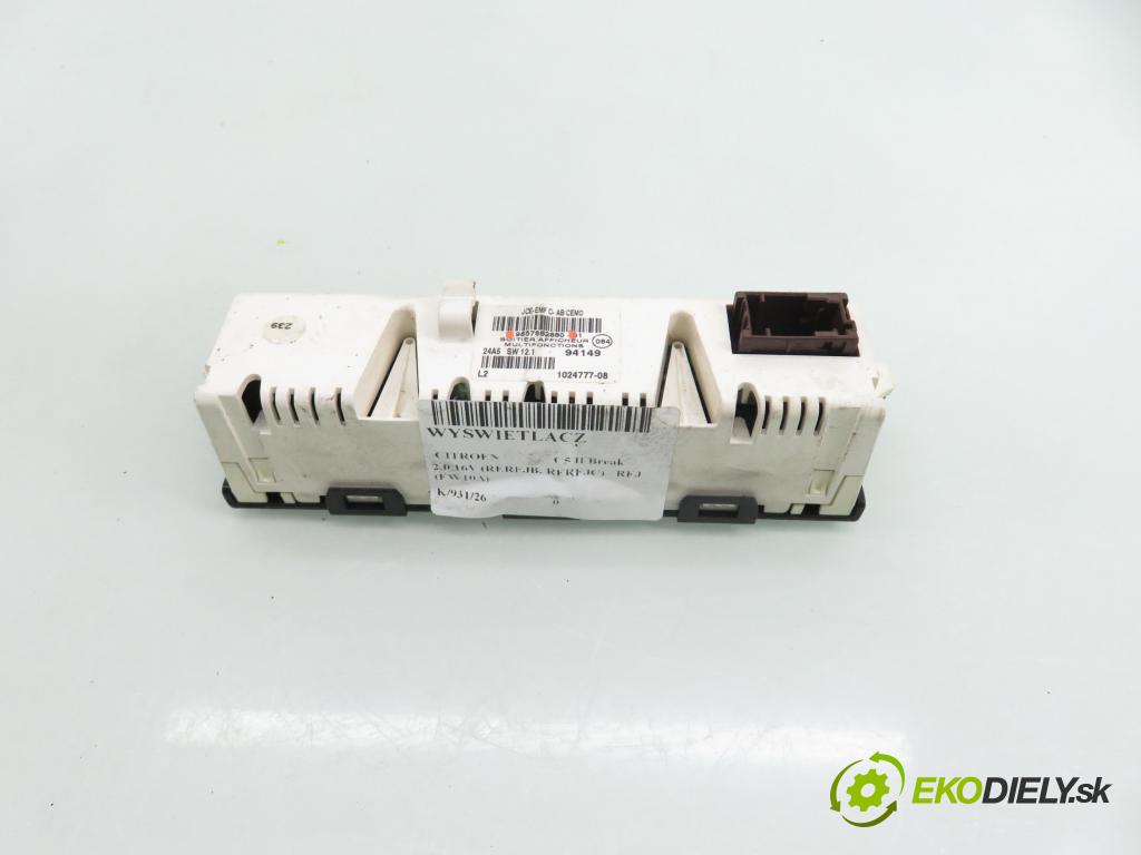 CITROEN C5 II Break (RE_) KOMBI 2005 103,00 2.0 16V (RERFJB, RERFJC) - RFJ (EW10A) 1997,00 ZOBRAZIT: 9657882880