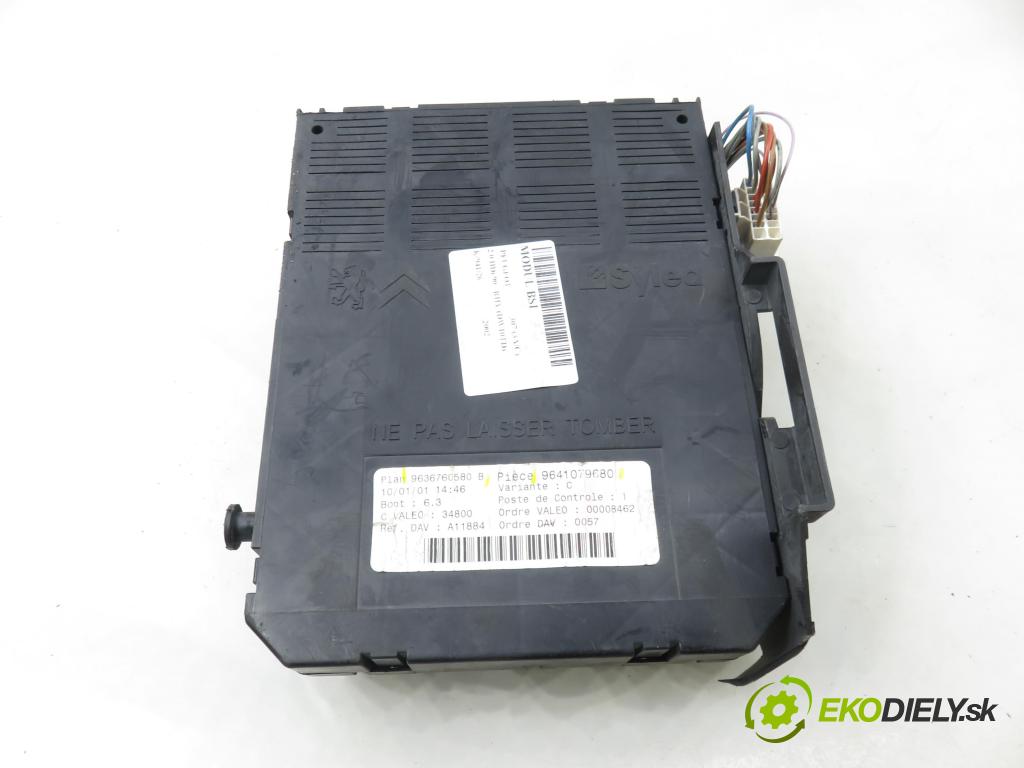 PEUGEOT 307 (3A/C) HB 2002 66,00 2.0 HDi 90 - RHY (DW10TD) 1997,00 MODUL BSI 9641079680 ; 9636760580B