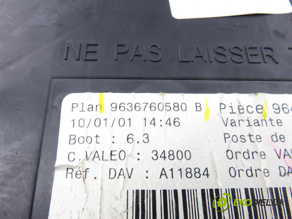 PEUGEOT 307 (3A/C) HB 2002 66,00 2.0 HDi 90 - RHY (DW10TD) 1997,00 MODUL BSI 9641079680 ; 9636760580B